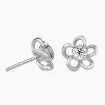 Bestia Diamond Solitaire Earring - Image 6