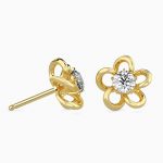 Bestia Diamond Solitaire Earring - Image 3